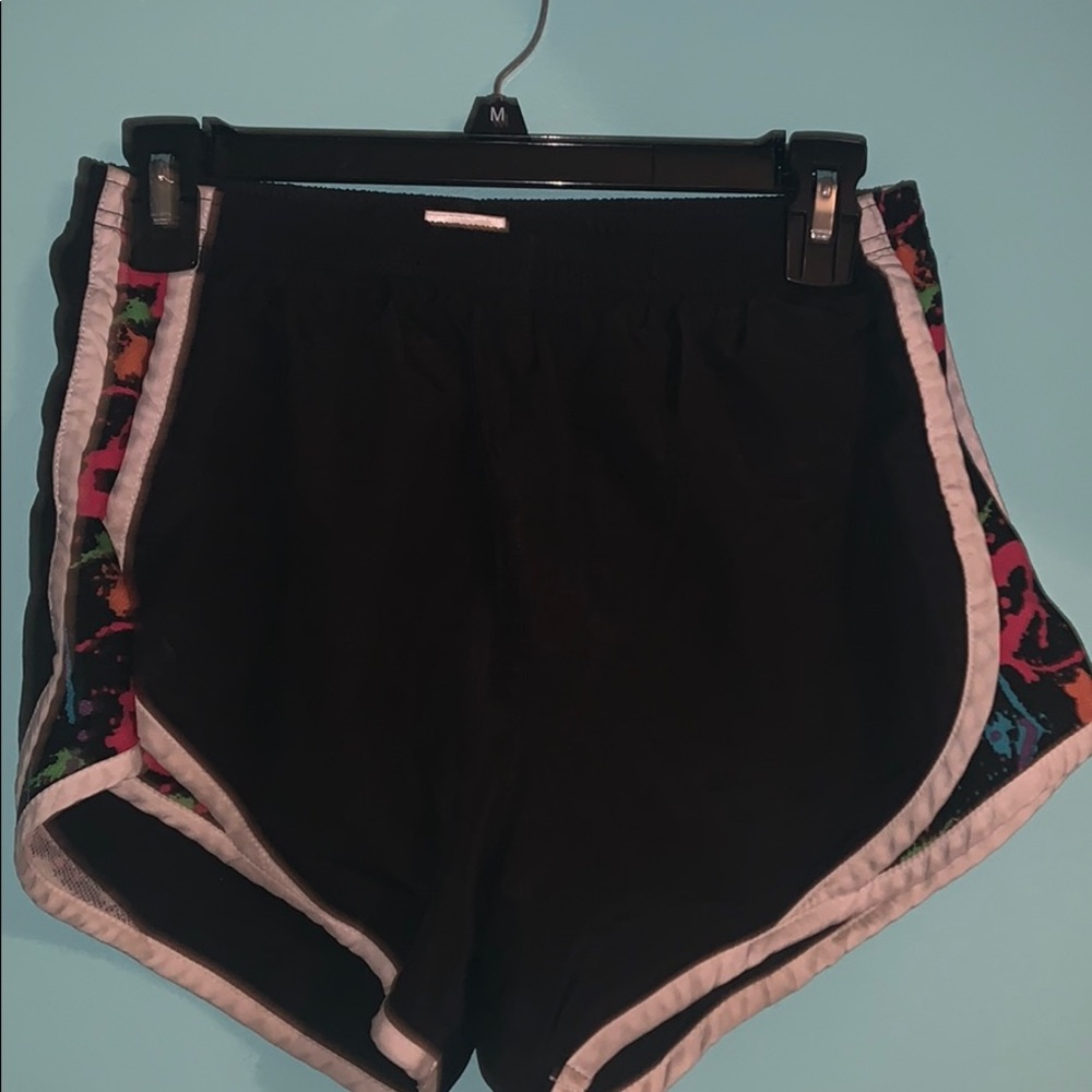 Nike running shorts paint splattered!